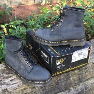 Dr Martens Lead Driftwood England Combat Boots Women's 9 US / 7 UK